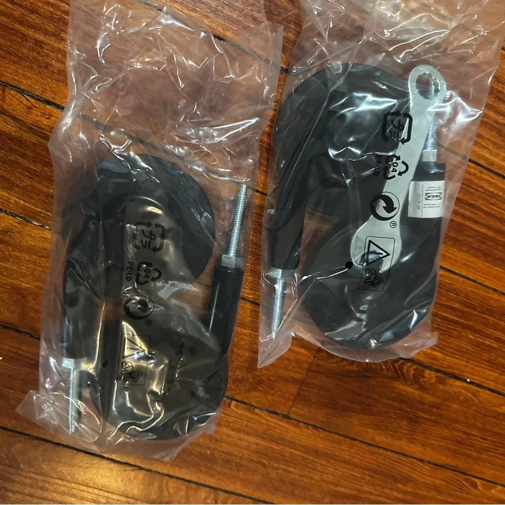 Black IKEA set of casters